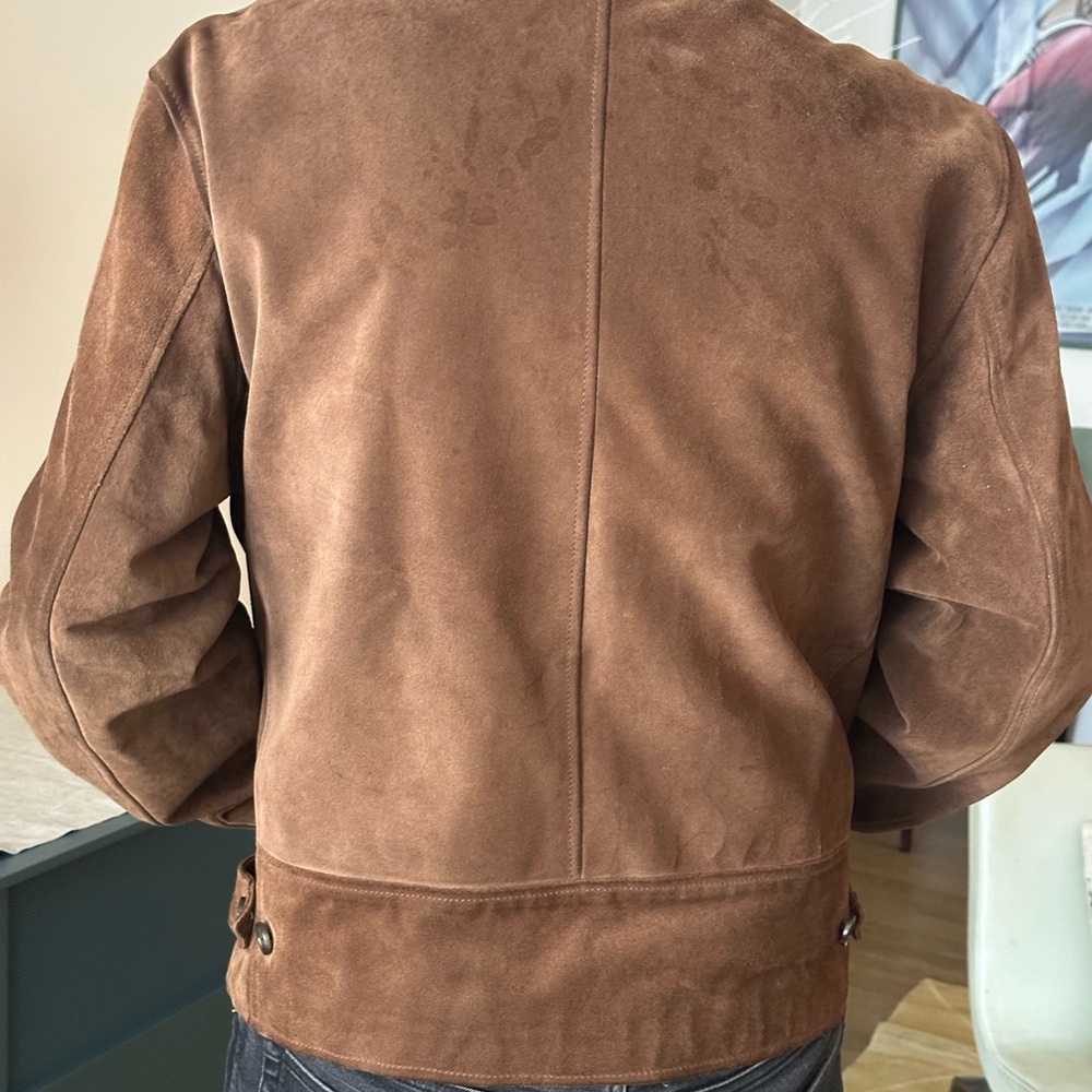 J. Crew Men's Brown Suede Jacket - Picture 2 of 6